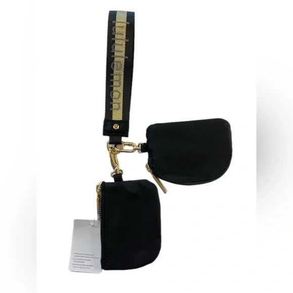 Lululemon black/gold/white opal dual pouch NWT - Picture 6 of 6